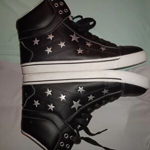 10W Pastry Black and metallic silver 🌟  hightop